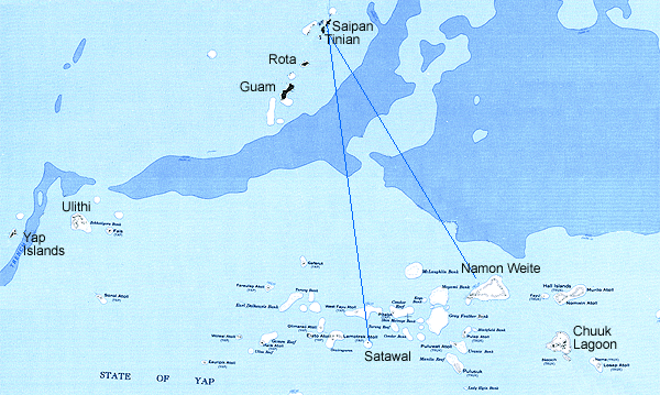 Caroline Islands Map