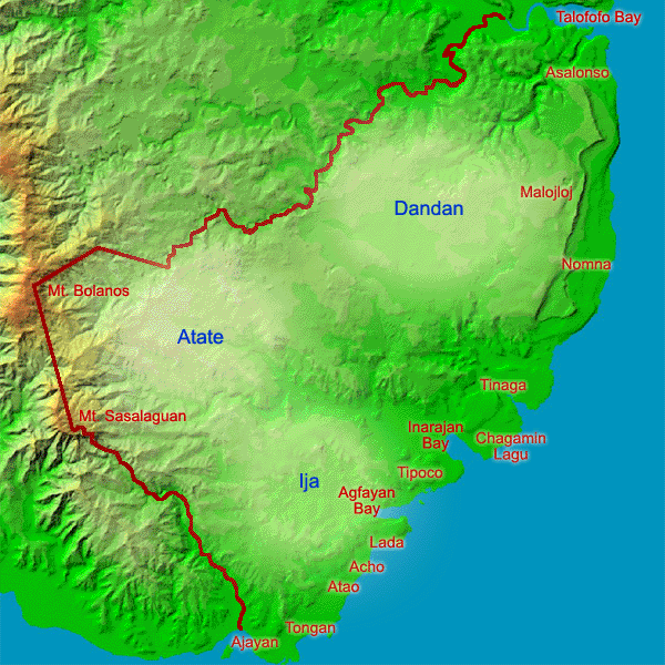 Areas Map