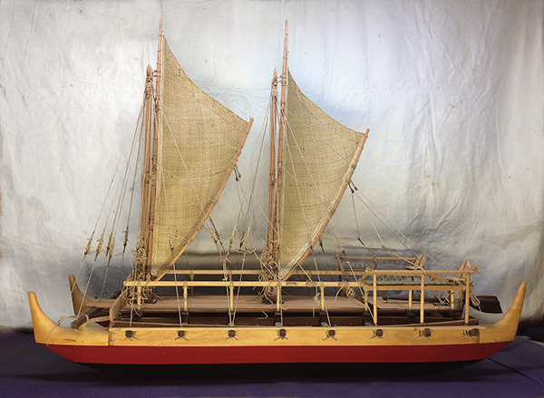 Manaiakalani Canoe Model