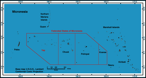 Map of the Federated States of