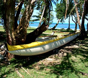 Outrigger canoe