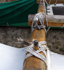 Cut lashing