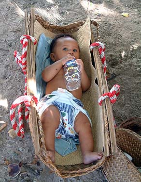 Baby in Basket